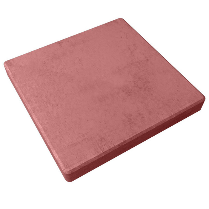 Квадратная тротуарная плитка 300х300х70 Красный